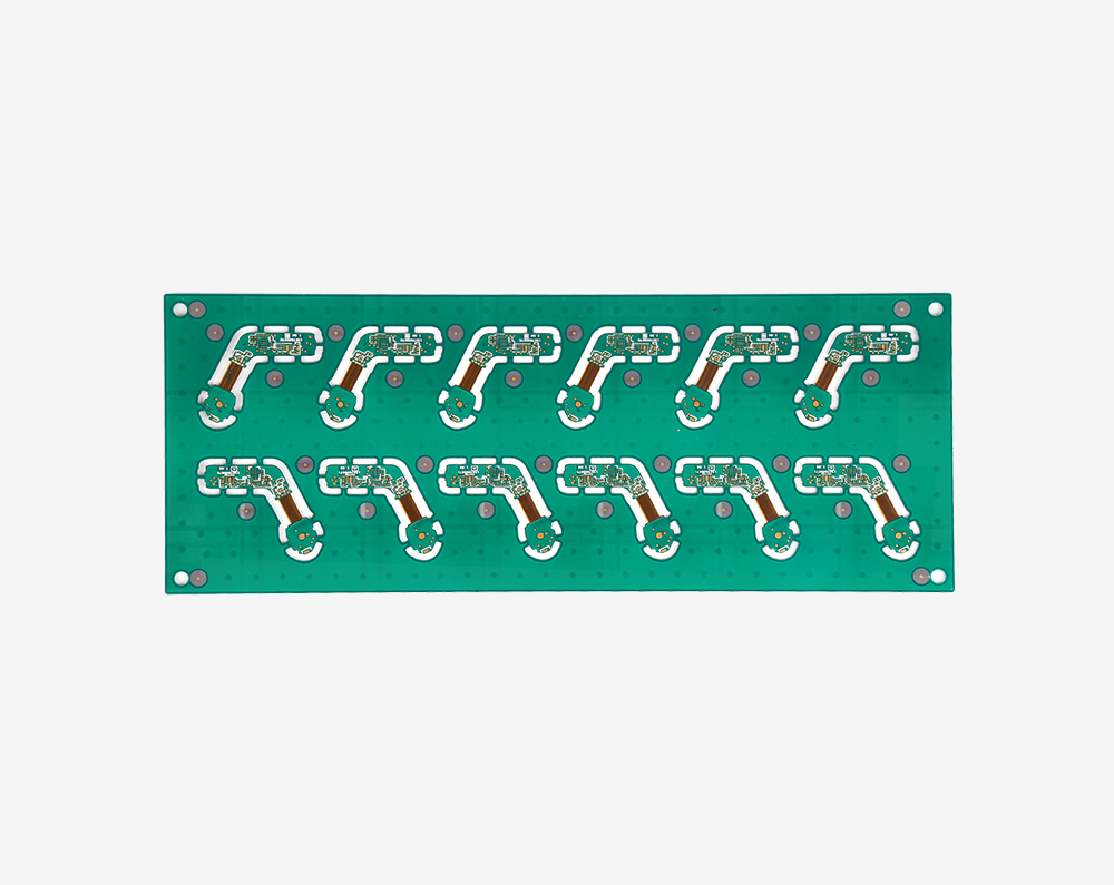 Six-layer second-order HDI rigid-flex board
