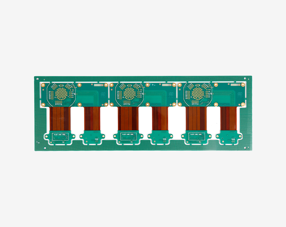 Four-layer rigid-flex board